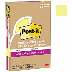 Post-it Super Sticky Adhesive Note (MMM4621R4SSCY)