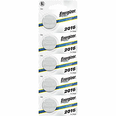 Energizer Industrial 2016 Lithium Batteries, 2016 Energizer Industrial Lithium Batteries, 5 Pack (EVEECRN2016)