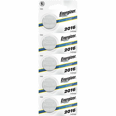 Energizer Industrial 2016 Lithium Batteries, 2016 Energizer Industrial Lithium Batteries, 5 Pack (EVEECRN2016)