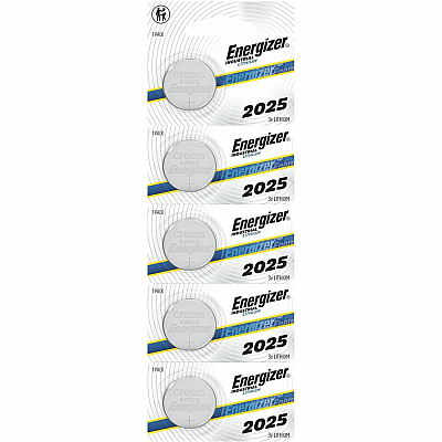 Energizer Industrial 2025 Lithium Batteries, 2025 Energizer Industrial Lithium Batteries, 5 Pack (EVEECRN2025)