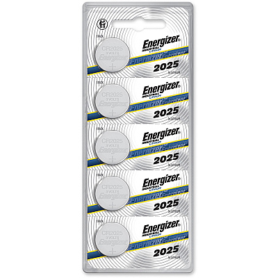 Energizer Industrial 2025 Lithium Battery 5-Packs (EVEECRN2025BX)