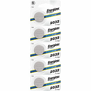 Energizer Industrial 2032 Lithium Batteries, 2032 Energizer Industrial Lithium Batteries, 5 Pack (EVEECRN2032)