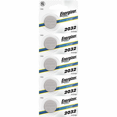 Energizer Industrial 2032 Lithium Batteries, 2032 Energizer Industrial Lithium Batteries, 5 Pack (EVEECRN2032)