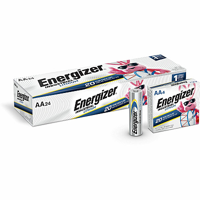Energizer Industrial AA Lithium Battery 4-Pack (EVELN91BX)