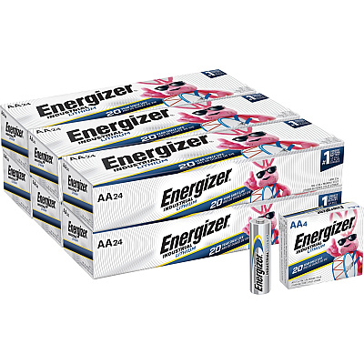 Energizer Industrial AA Lithium Battery 4-Pack (EVELN91CT)