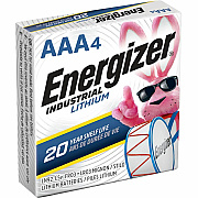 Energizer Industrial AAA Lithium Battery 4-Pack (EVELN92)