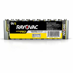 Rayovac Ultra Pro Alkaline 9V Batteries, 6 Pack (RAYAL9V6)