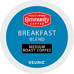 Community Coffee K-Cup Breakfast Blend Coffee (GMT64063)