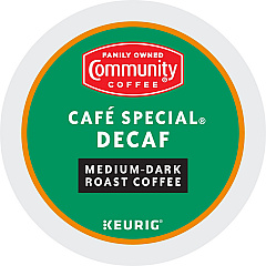 Community Coffee K-Cup Cafe Special Decaf Blend Coffee (GMT64080)