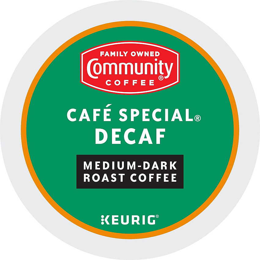 Community Coffee K-Cup Cafe Special Decaf Blend Coffee (GMT64080)