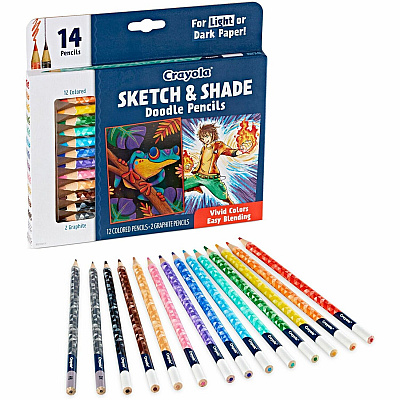 Crayola Sketch & Shade Doodle Pencils (CYO682116)