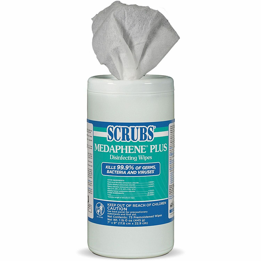 SCRUBS Medaphene Plus Disinfecting Wipes (ITW96365)