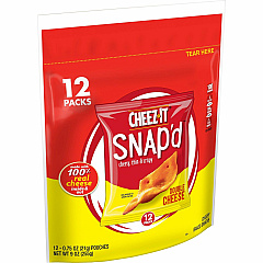 Cheez-It Snap'd Double Cheese Crackers (KEB11924)