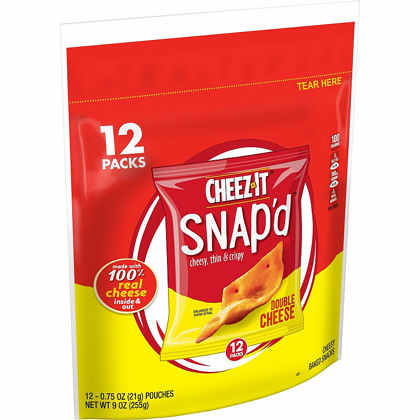Cheez-It Snap'd Double Cheese Crackers (KEB11924)