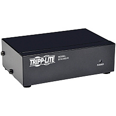 Tripp Lite 2-Port VGA/SVGA Video Splitter with Signal Booster, High Resolution Video, 350MHz, (HD15 M/2xF) (B114002R)