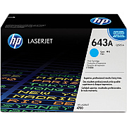 HP 643A (Q5951A) Original Standard Yield Laser Toner Cartridge - Single Pack - Cyan - 1 Each