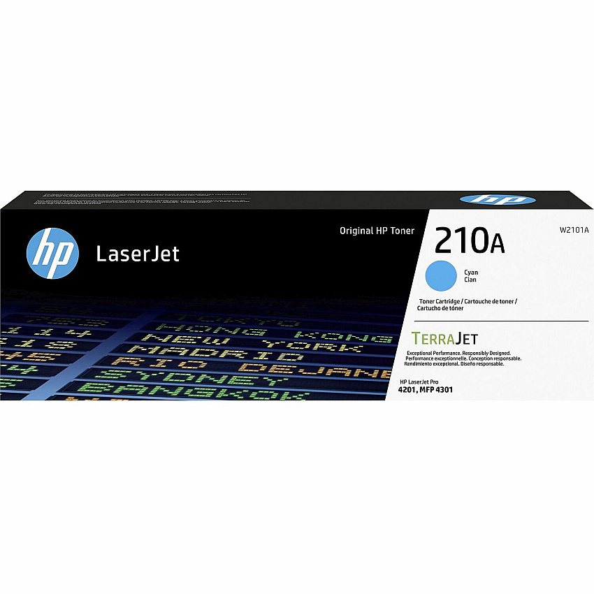 HP 210A Original Laser Toner Cartridge - Cyan Pack (HEWW2101A)
