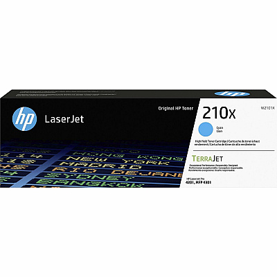 HP 210X Original High Yield Laser Toner Cartridge - Cyan Pack (HEWW2101X)
