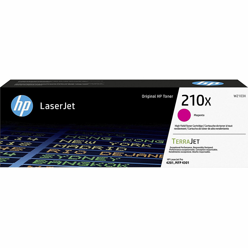 HP 210X Original High Yield Laser Toner Cartridge - Magenta Pack (HEWW2103X)