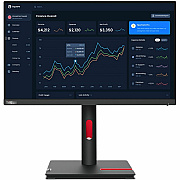 Lenovo ThinkVision T22i-30 22" Class Full HD LCD Monitor - 16:9 - Raven Black (63B0MAT6US)