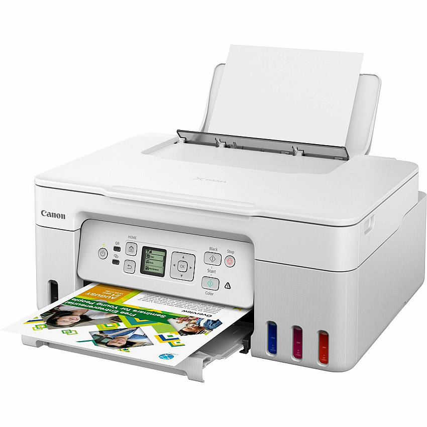 Canon PIXMA G3270 Wireless Inkjet Multifunction Printer - Color - White (CNM5805C022)