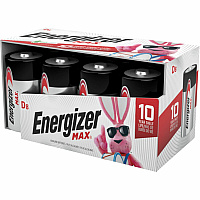 Energizer MAX Alkaline D Batteries, 8 Pack (EVEE95FP8)
