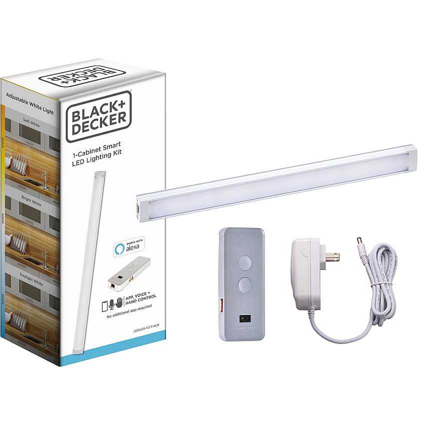 BLACK+DECKER Smart Under Cabinet Lighting Kit (LEDUC91CCTAC)