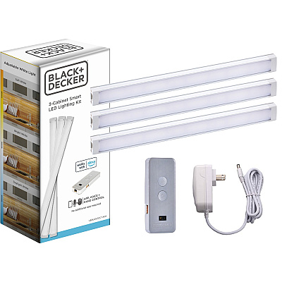 BLACK+DECKER Smart Under Cabinet Lighting Kit (LEDUC93CCTAC)