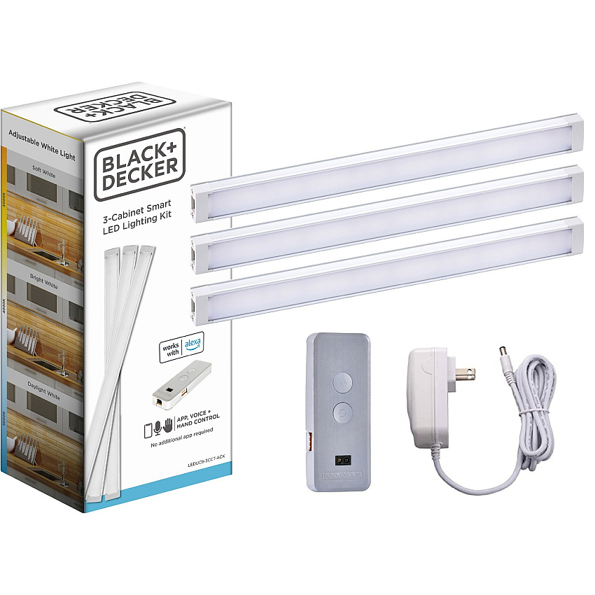BLACK+DECKER Smart Under Cabinet Lighting Kit (LEDUC93CCTAC)