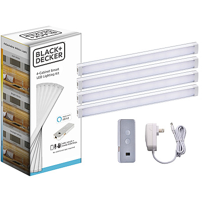 BLACK+DECKER Smart Under Cabinet Lighting Kit (LEDUC94CCTAC)
