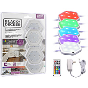 BLACK+DECKER Color-Changing LED Puck Light Kit (LEDUCPUCK5RG)