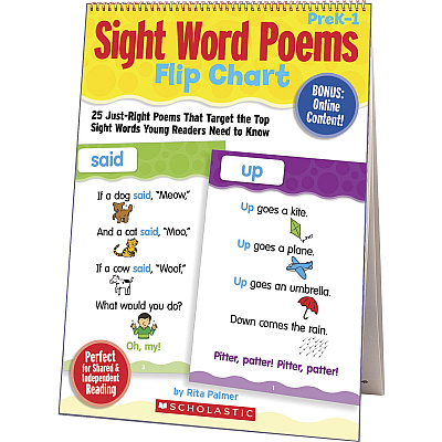 Scholastic Sight Word Poems Flip Chart (SHS0545115949)
