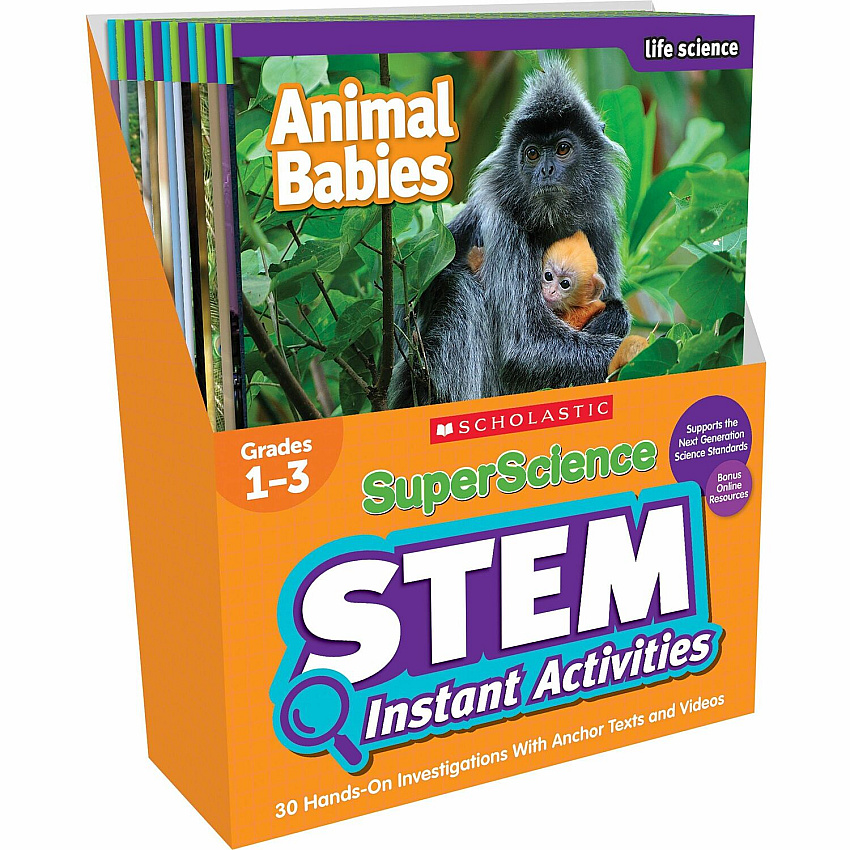Scholastic SuperScience STEM Instant Activities Printed Book (SHS1338099000)