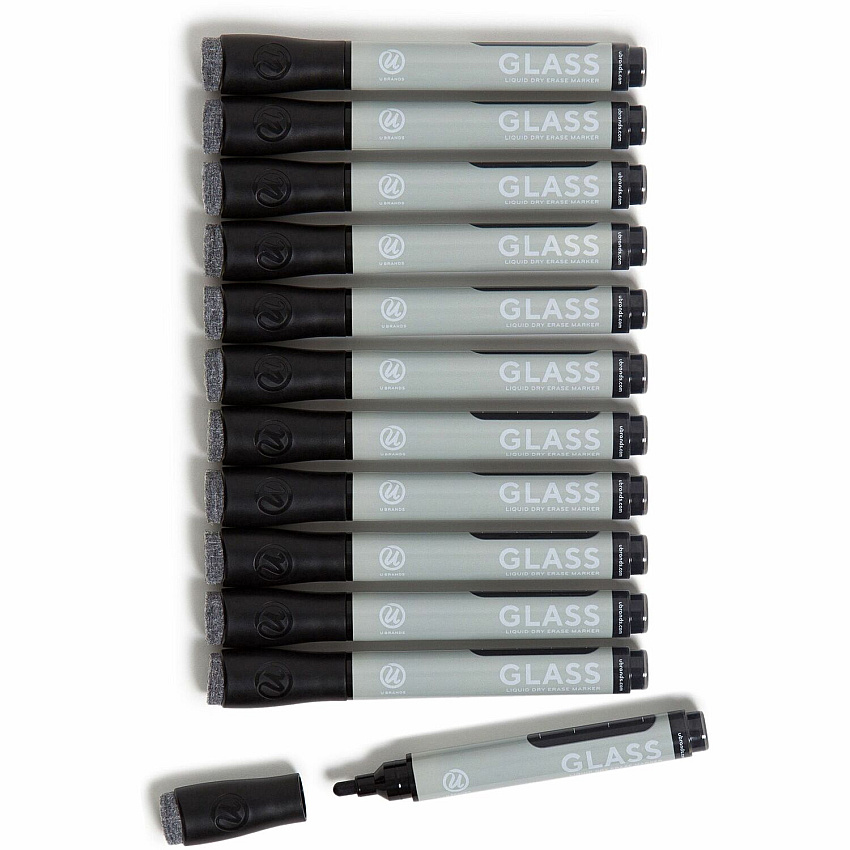 U Brands Glass Liquid Dry Erase Marker (UBR3944U0012)