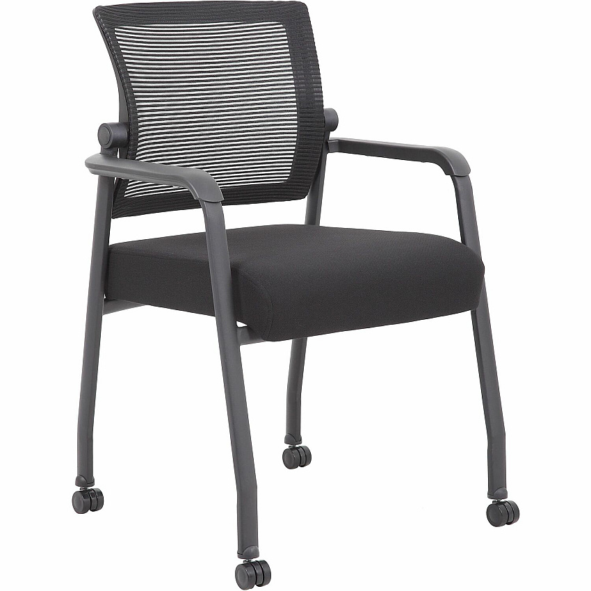 BOSS Mesh 4-Legged Guest Chair (B6889RBK)
