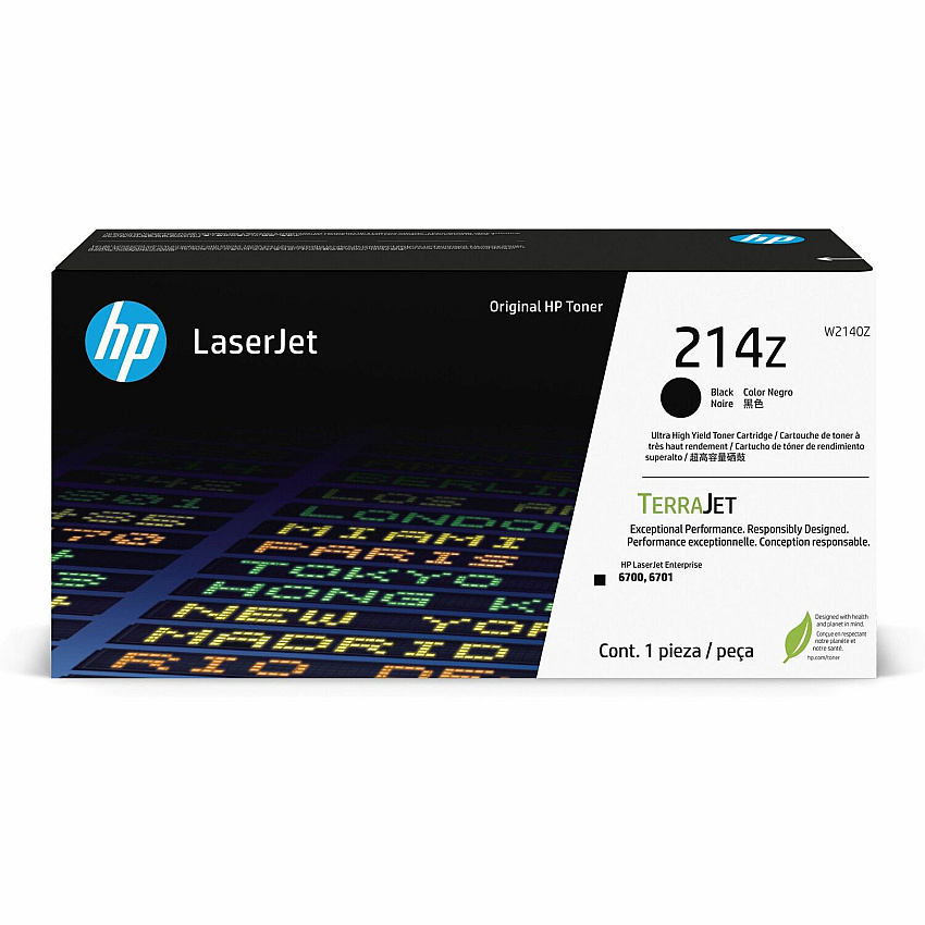 HP 214Z Original Laser Toner Cartridge - Black Pack (HEWW2140Z)