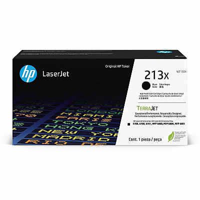 HP 213X Original Laser Toner Cartridge - Black Pack (HEWW2130X)