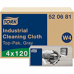 TORK Industrial Cleaning Cloth Gray W4 (TRK520681)