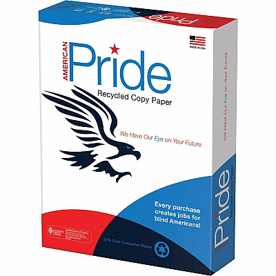 American Pride Recycled Copy Paper - White (ASLAM851120)