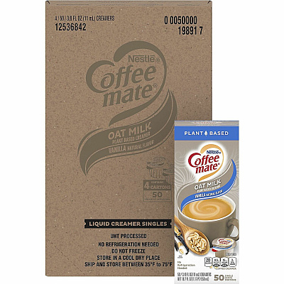 Coffee-mate Coffee-mate Oat Milk Vanilla Liquid Creamer Singles (NES19891CT)
