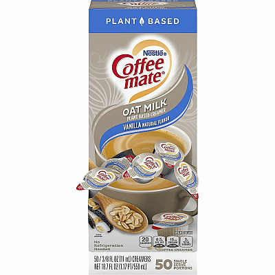 Coffee-mate Coffee-mate Oat Milk Vanilla Liquid Creamer Singles (NES19891)