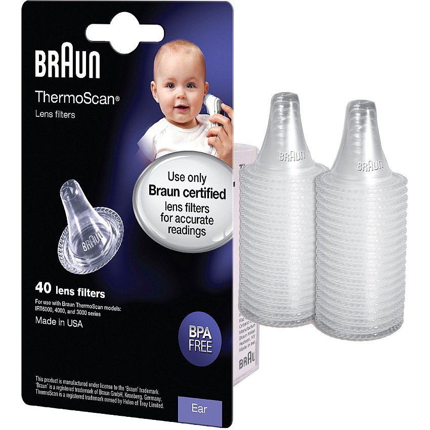 Honeywell Braun ThermoScan Lens Filters (HWLLF40US02)