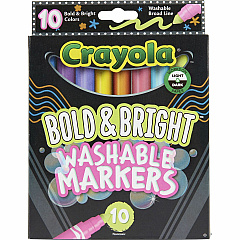 Crayola Bright/Bold Broad Line Markers (CYO587735)