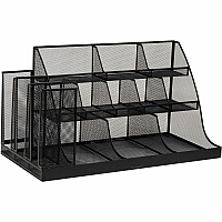 Mind Reader 14-Compartment Coffee/Condiment Organizer (EMSCMG2MESH)