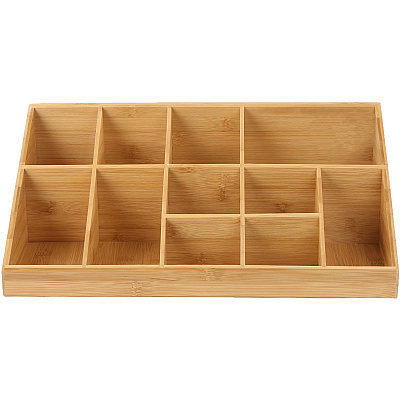 Mind Reader Bali 11-Compartment Bamboo Organizer (EMSCOMORGBM)