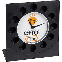 Mind Reader Anchor Coffee Pod Holder with Clock (EMSPODCLOCK)