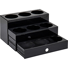 Mind Reader 9-Compartment Nested Syrup Bottle Holder (EMSSYRUPH9)