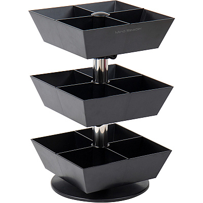 Mind Reader Anchor 12-Compartment Tea Carousel (EMSTEASWIV3T)