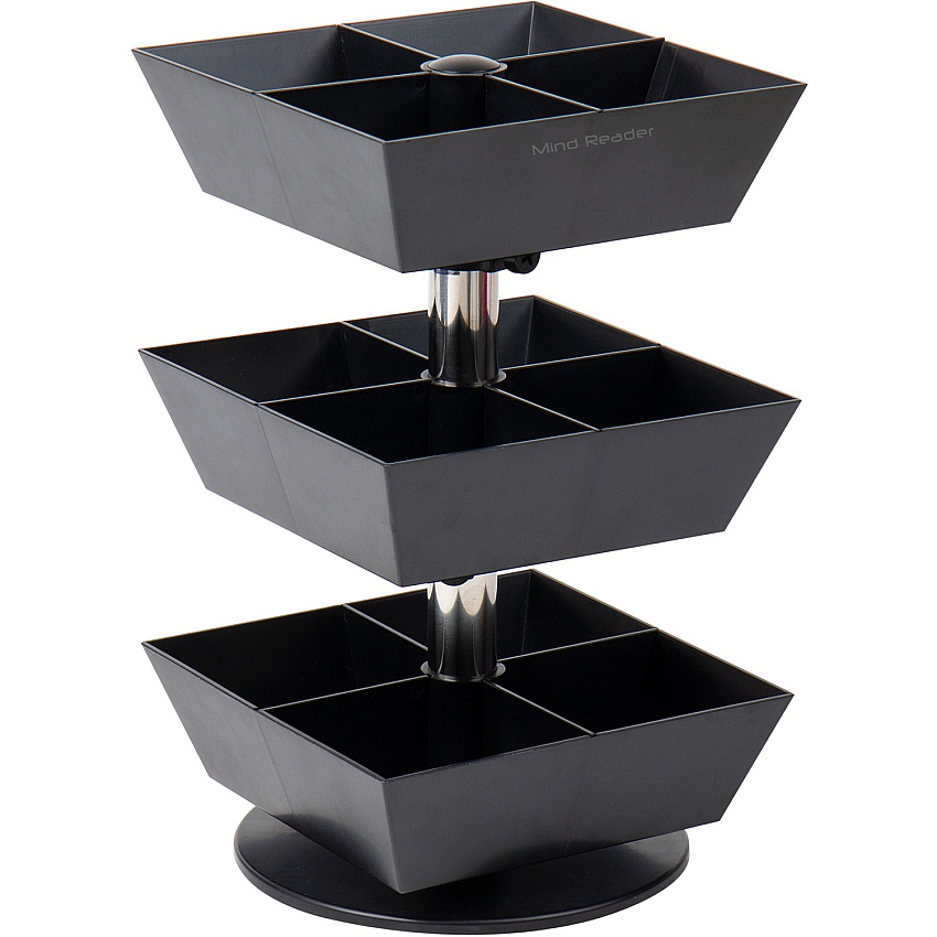 Mind Reader Anchor 12-Compartment Tea Carousel (EMSTEASWIV3T)