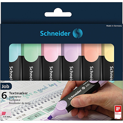 Schneider Job Pastel Highlighters (RED115097)